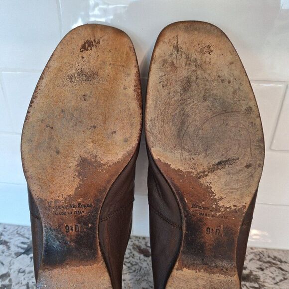 Ermenegildo Zegna Brown‎  loafers size 9.5